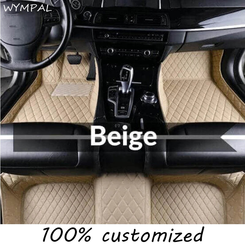 Custom Automotive Car Floor Mats For Mercedes W203 2001 2002 2003 2004 2005 Auto Luxury Leather Men Women Car Mats Full Coverage
