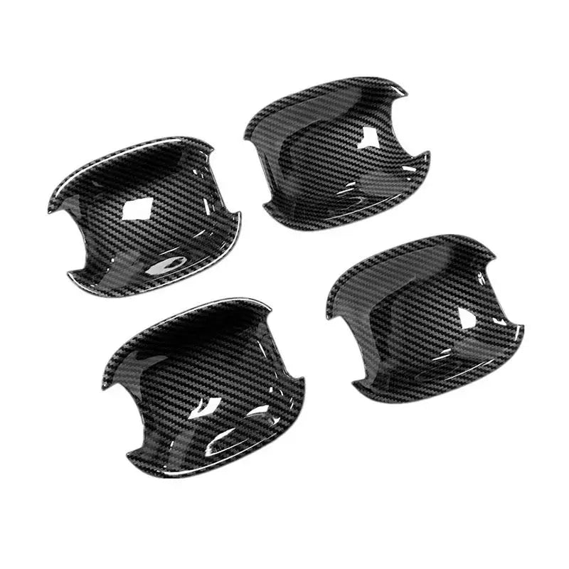 For Audi A3 8V 2014 2015 2016 2017 2018 2019 2020 Car Accessories Interior Carbon Fiber Door Pull Handles Cover Trim