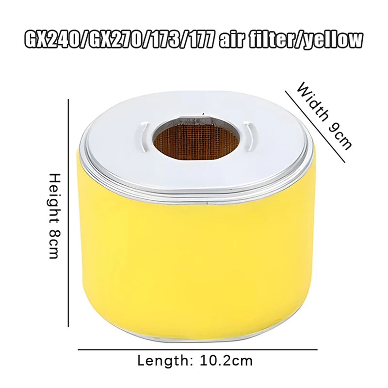 168F/177F/188F Gasoline Engine Air Filter Element For GX270/GX390/GX420 Replacement Accessories