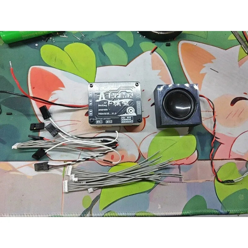 Accesorios de grupo de sonido de simulación para camión volquete RC Tamiya 1/14 SCANIA 770S VOLVO 750 Mercedes-Benz ACTROS MAN Juguetes Piezas de coche