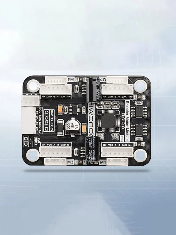 4 Way Encoded Motor Drive Module Onboard Voltage Stabilizing Circuit Motor Control Smart Car Dedicated To Robot Car Part DIY Kit