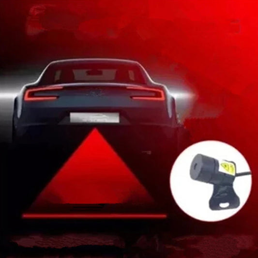 LED Motorcycle Anti-Fog Warning Brake Anti-collision Fog Light Car Lights Warning Lamp Laser Lamp