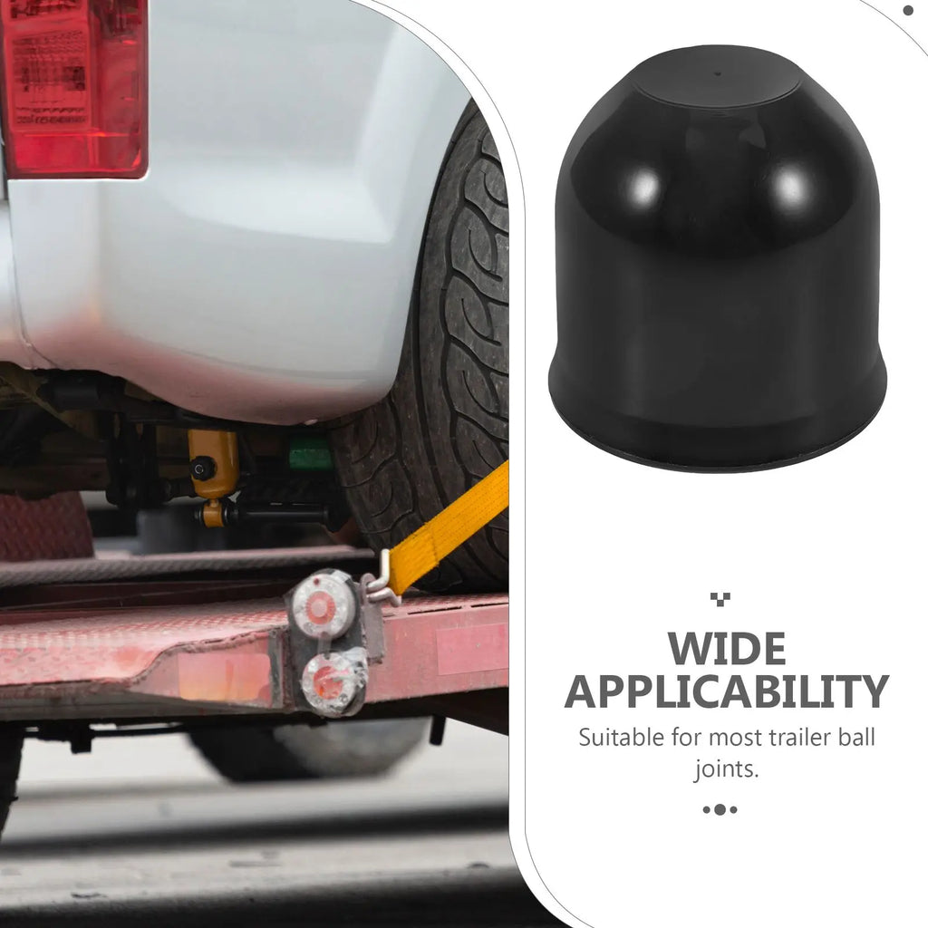 Black Plastic Trailer Cap Cover Water Resistant Hitch Cover For Truck Tow Hitch Accessories Durable Tow Hitch Covers