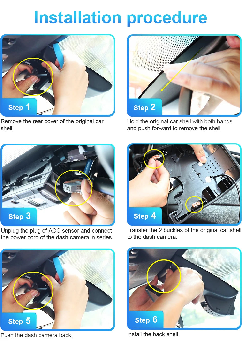 Car Dash Camera for Yaris/Yaris Cross 2023 2022 2021 2020 2019 2018 2017 2016, ARB 4K Dash Cam,Car Video Recorder