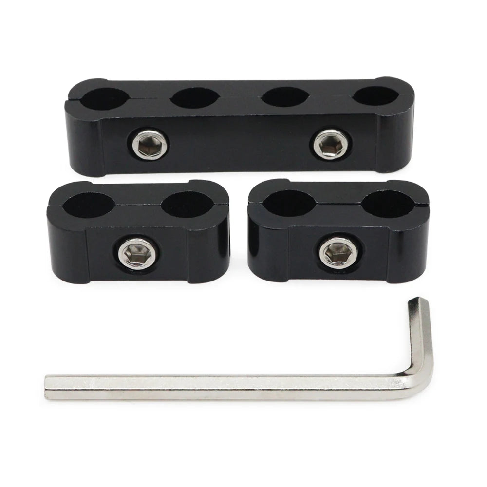 3pcs Car Spark Plug Electrical Wire Clamp Kit For 8mm 9mm 10mm Purple Black Red Golden Silver Blue Green