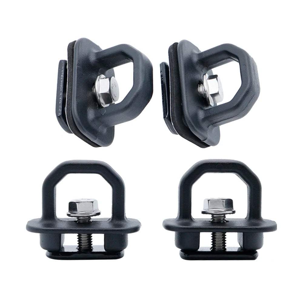 Red/Blue/Black Truck Bed Side Wall Anchors 4Pcs Set Tie Downs Anchor For Chevy Silverdo Pickup Anchor Truck Bed Easy To Use