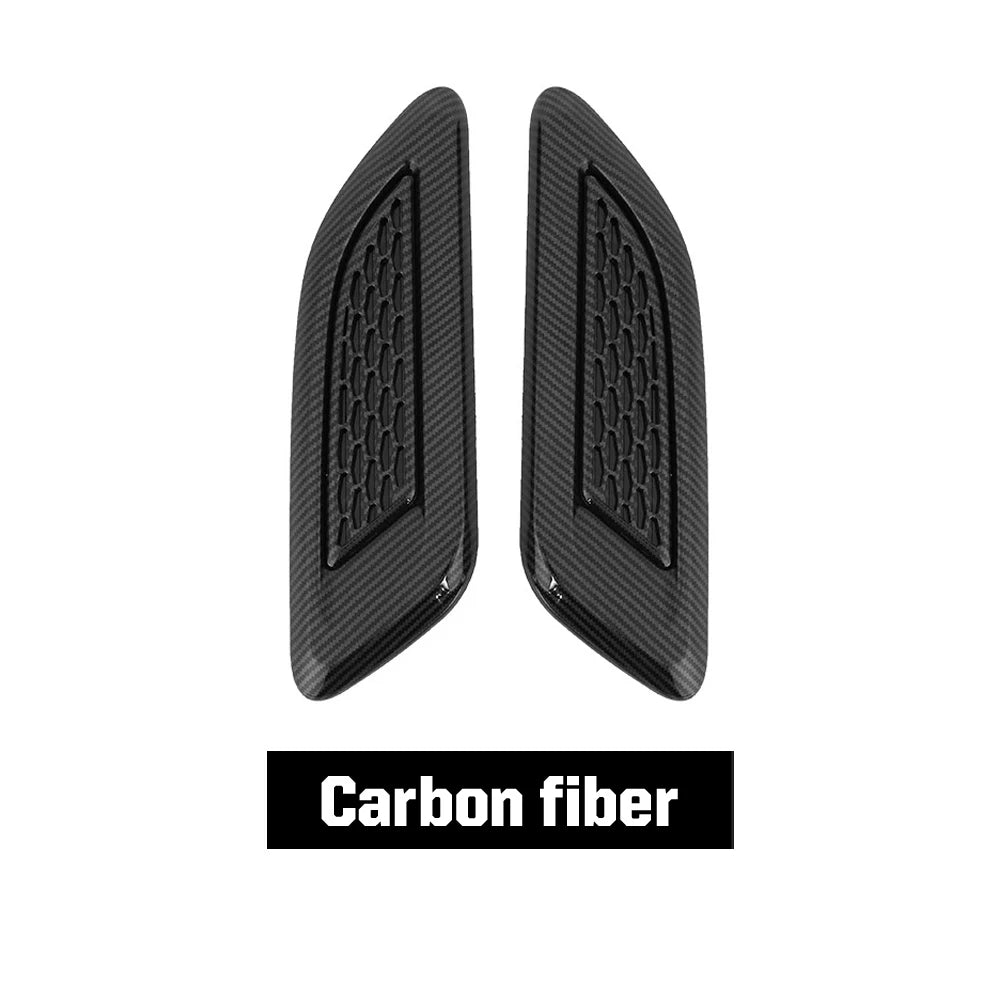 Car Exterior Hood Air Vent Outlet Wing Trim for Land Rover Range Rover Evoque 2012 2013 2014 2015 2016-2018 Car Accessories
