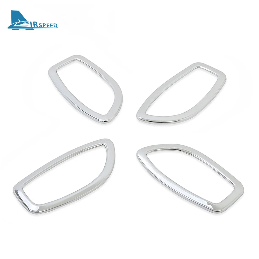 Interior Trim Auto Accessories For Dodge Journey JUCV Fiat Freemont 2011-2020 Silver ABS Car Inner Door Handle Bowl Frame Cover
