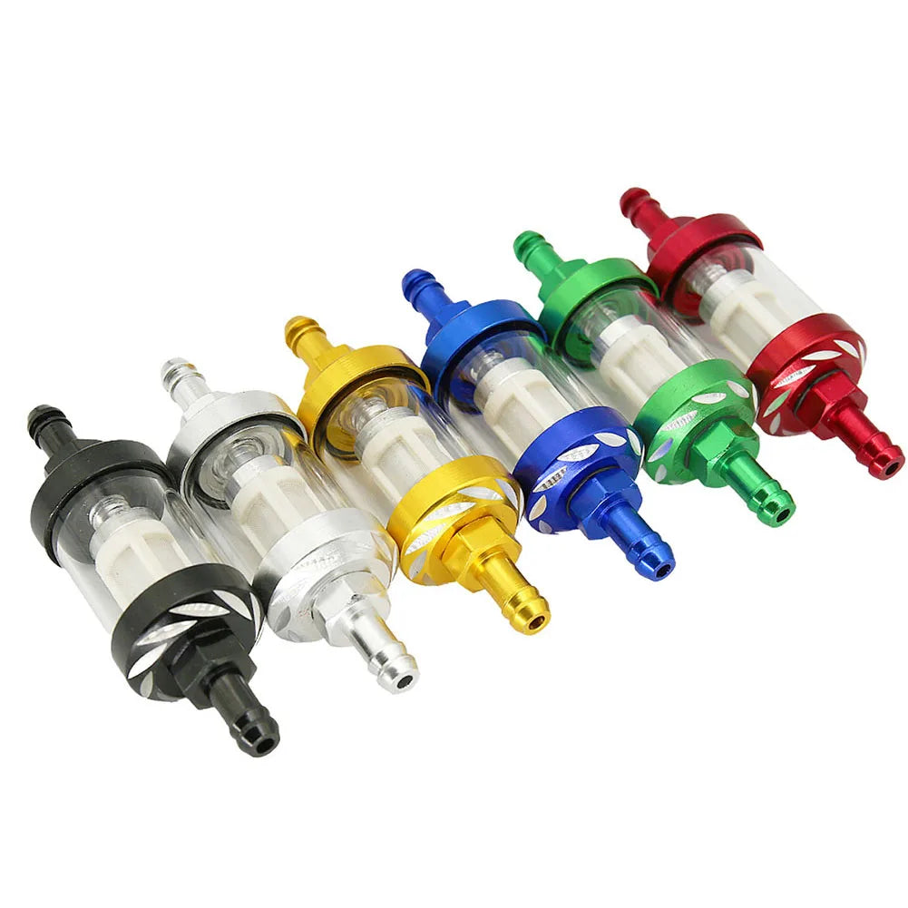 Aluminum Alloy Motorcycle Fuel Gasolines Oil Filter For Moto For ATV Motorcycles Dirt Fuel Filter Accessories