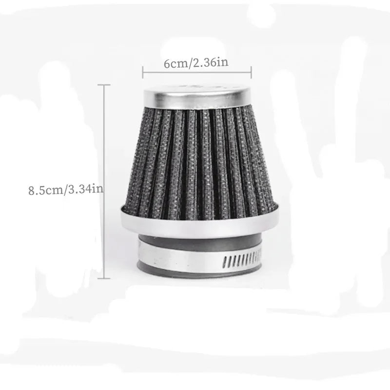 38-40mm Air Filter Cleaner Scooter ATV Pit Dirt Pocket Bike Moped Baja Go Kart Cafe Racer Old School Bobber Touring Motorcycle