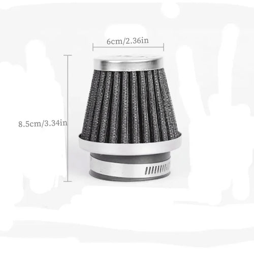38-40mm Air Filter Cleaner Scooter ATV Pit Dirt Pocket Bike Moped Baja Go Kart Cafe Racer Old School Bobber Touring Motorcycle