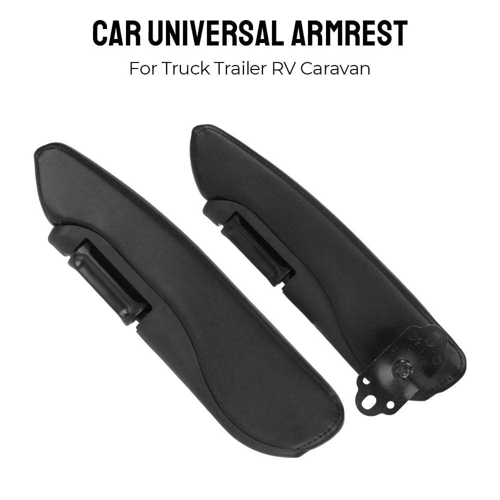 Apoyabrazos universal ajustable para lado izquierdo y derecho para camión, remolque, caravana, coche, consola central, caja de reposabrazos, accesorios interiores