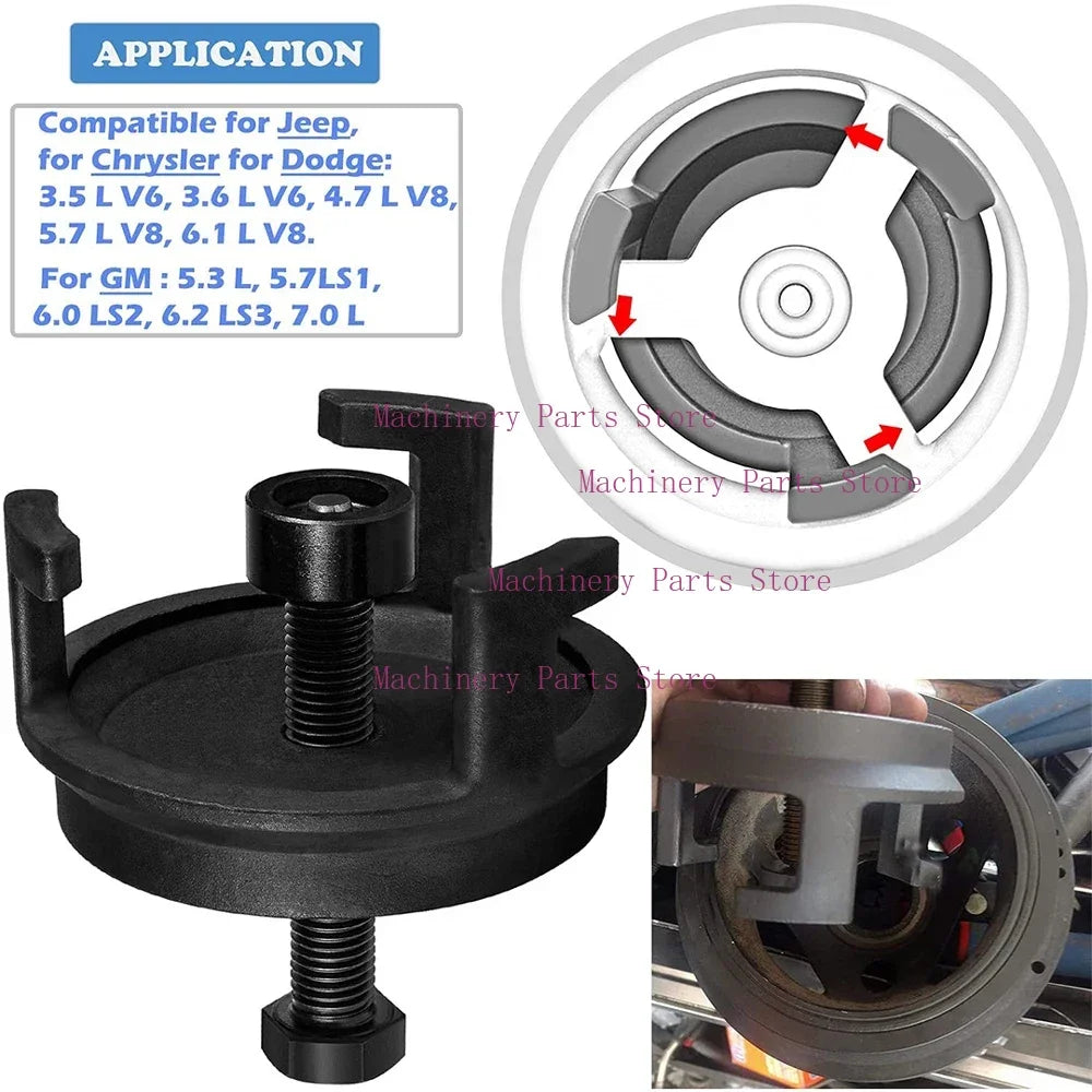Harmonic Balancer Puller Crank Pulley Puller LS1 LS2 LS3 LS6 For Ford Automotive Replacement Engine Removes Harmonic Balancer