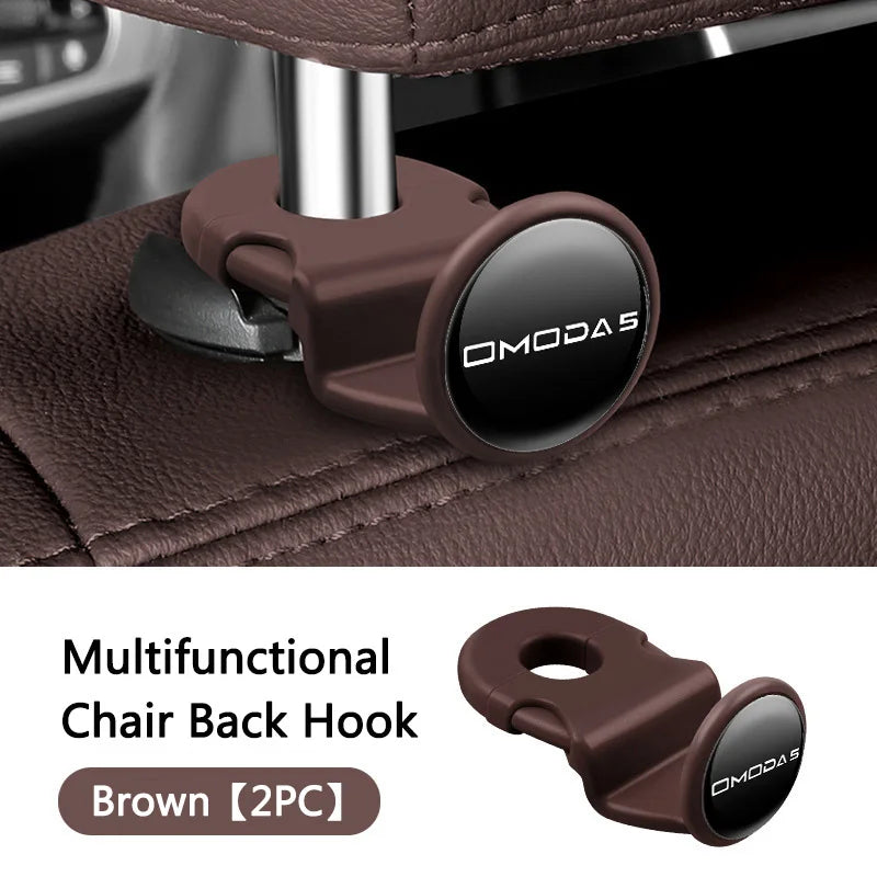 Car Interior Hanging Storage Hook Clips Organizer For Chery Omoda 5 C5 S5 S5GT O5 E5 2022 2023 2024+ Auto Interior Accessories