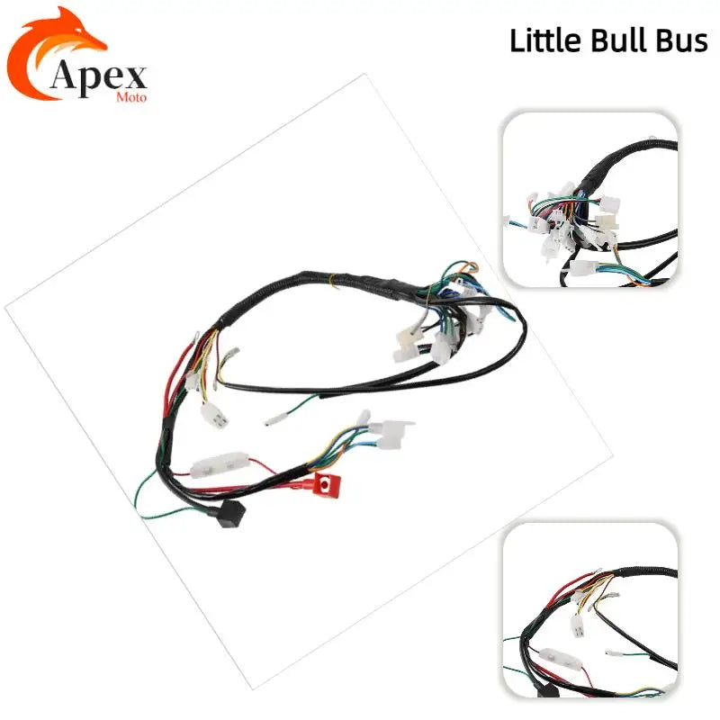 ATV four-wheel ATV accessories are suitable for off-road motorcycle four-wheel drive kart assembly line vehicle wiring harness
