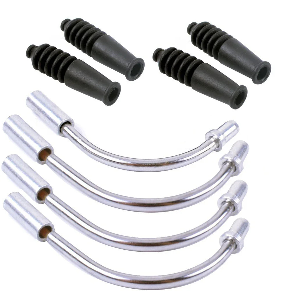 V-Brake Noodles Bend Tube Cable Guide Rubber Head Hose Dust Cover Brake Wire Protection Cover Parts MTB Accessory