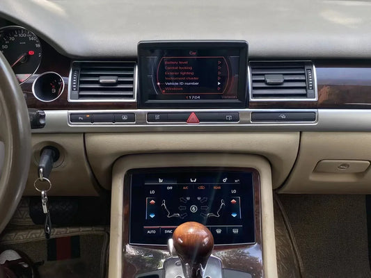 Digital AC Control Panel For Audi A8 2005-2010 AC Panel Display LCD Climate Board Stereo Screen android auto radios