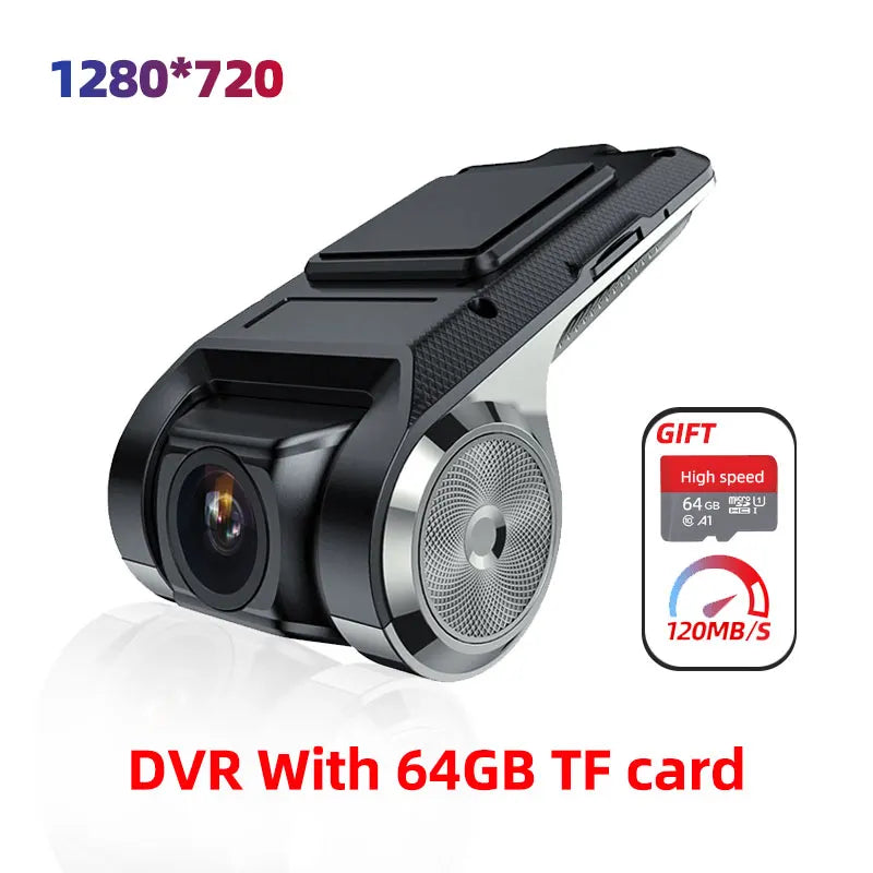 ADAS DVR For Car DVD Android Player Navigation Full HD Car DVR USB ADAS Dash Cam Head Unit Auto Audio Voice Alarm LDWS G-Shock
