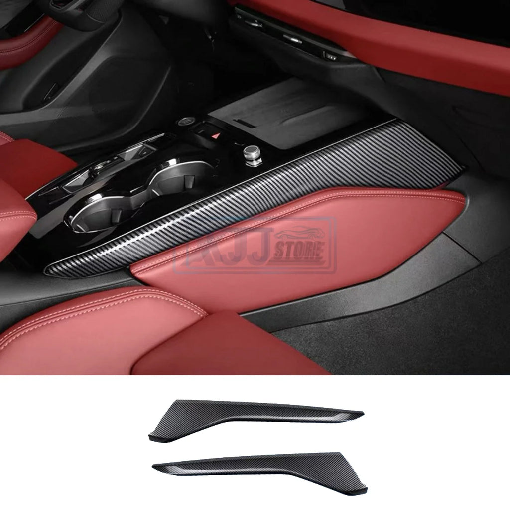 Fit for Audi A5 2026 Accessories Carbon Fiber ABS Interior Overlay Covers Upgrade Inner Decoration Parts Protector