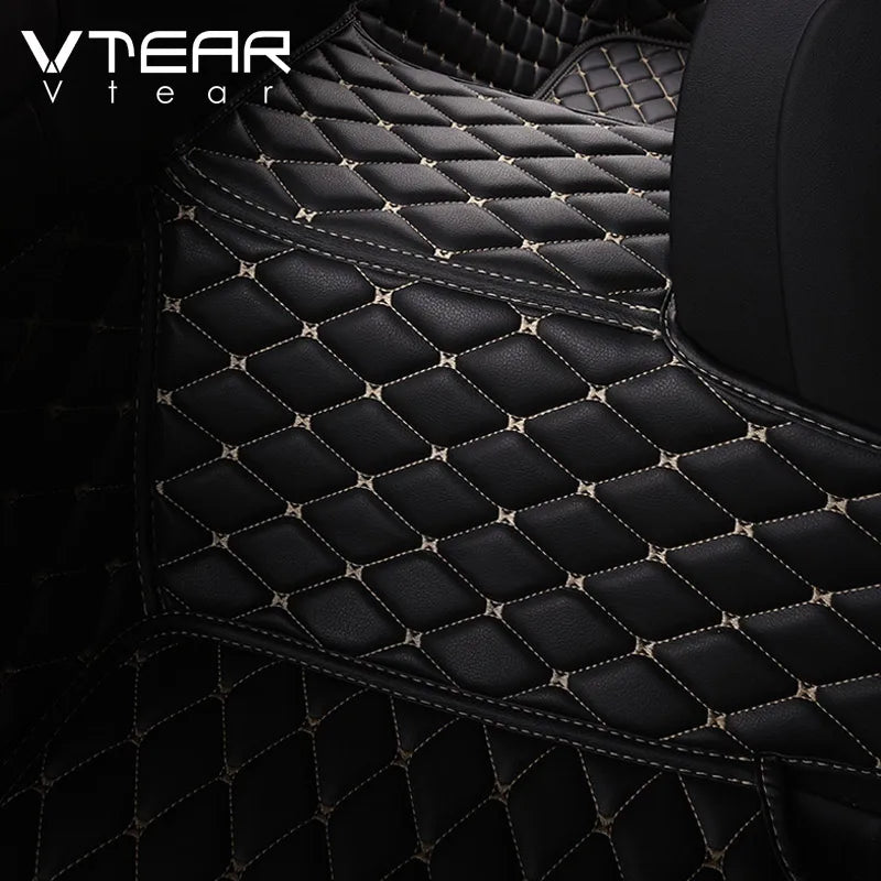 Vtear Car Floor Mat Interior Carpet Pu Foot Pad Mats Cover Decoration Car-styling Accessories Protection For Haval Jolion 2023
