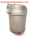 Oil Filter for Oil Burners Aluminium, Clear P.C. Cup 1/4‘ 3/8’1/2’ 3/4’1’Small Diesel Filter for 25L/H Boilers