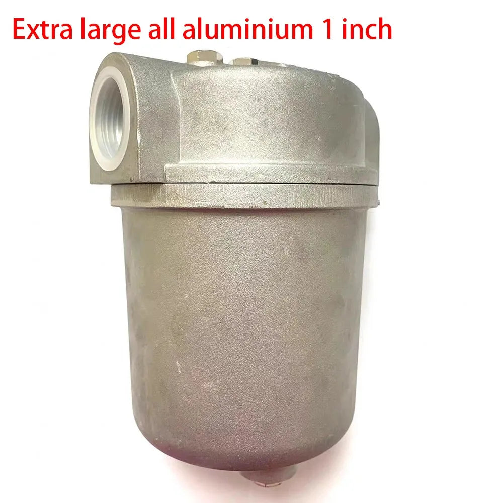 Oil Filter for Oil Burners Aluminium, Clear P.C. Cup 1/4‘ 3/8’1/2’ 3/4’1’Small Diesel Filter for 25L/H Boilers