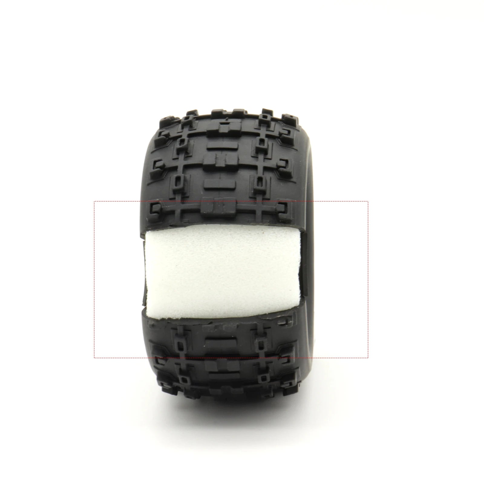 Skidproof Rubber Wheel Tyre Wear-resistant Off-road Vehicle Tire Upgarde Parts for Smax 1625 1635 Wltoys 144001 124018 HBX16889