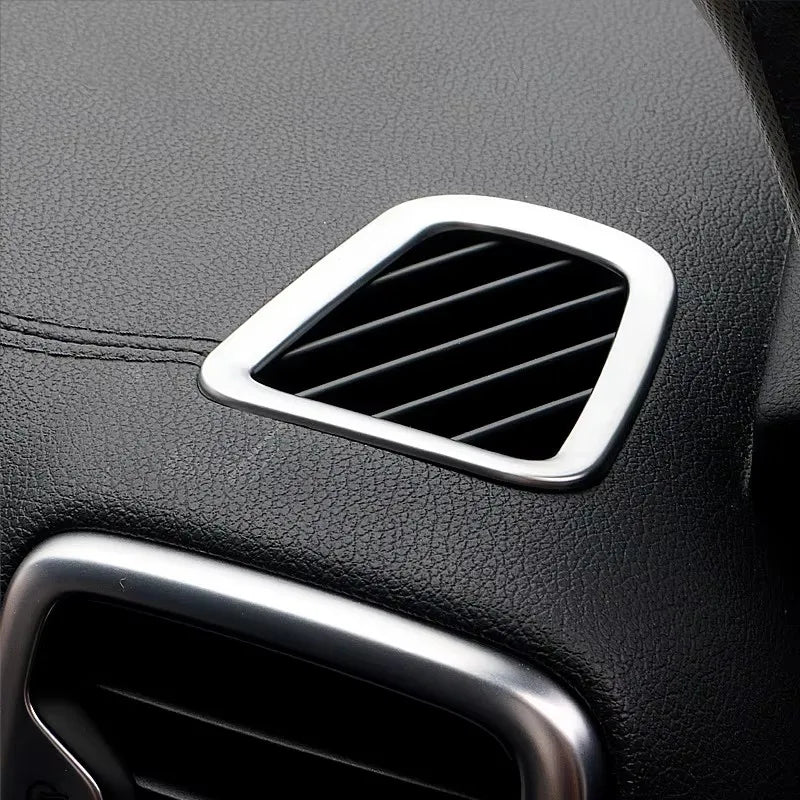 For Kia Sportage 4 QL 2016 2017 2018 2019 2020 2021 ABS Car Dashboard Front Small Air Outlet Decoration Cover Trim Accessories