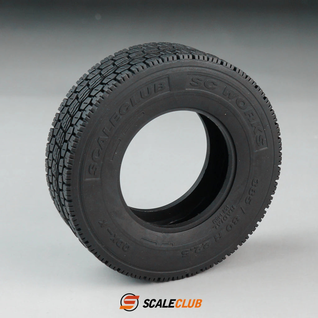 Scaleclub 1/14 Truck Simulation Road Tires Suitable For Tamiya  Lesu For Scania Man Actros Volvo Car Parts Rc Truck Trailer