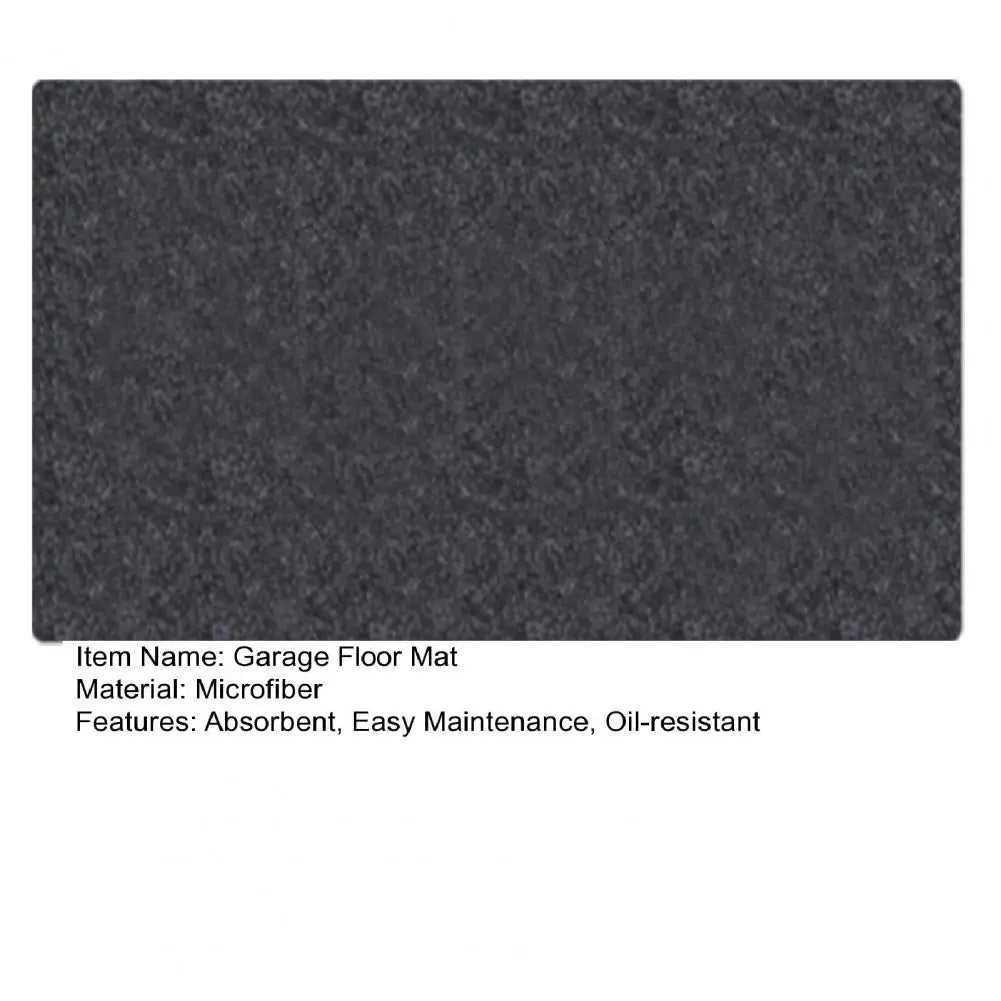 1.5M Garage Floor Mat For Under Car Non-Slip Oil Spill Mat Absorbent Felt Garage Mat Rubber Backing For Car Maintenance Storage
