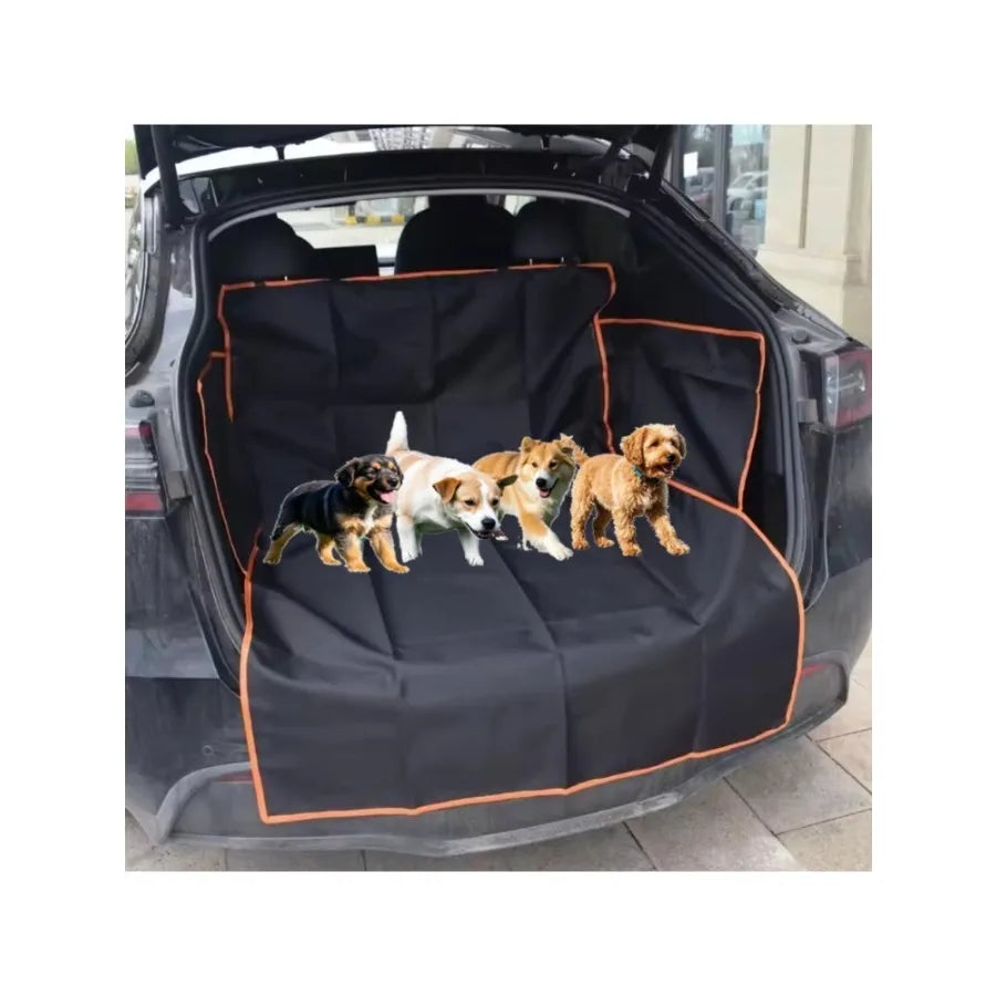 All-Weather Car Trunk Mat & Pet-Friendly Seat Cover - Durable Dog-Specific Luggage Mat - 1PC Universal for Sedans/SUVs/Trucks