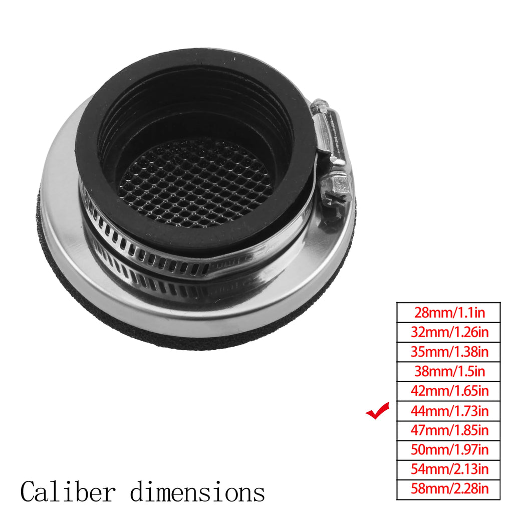 Motorcycle Air Filter Cleaner Air Filter 2 Stroke Engine Dirt Pit Bike Scooter 28/32/35/38/42/45/50/54/58MM Moto Parts