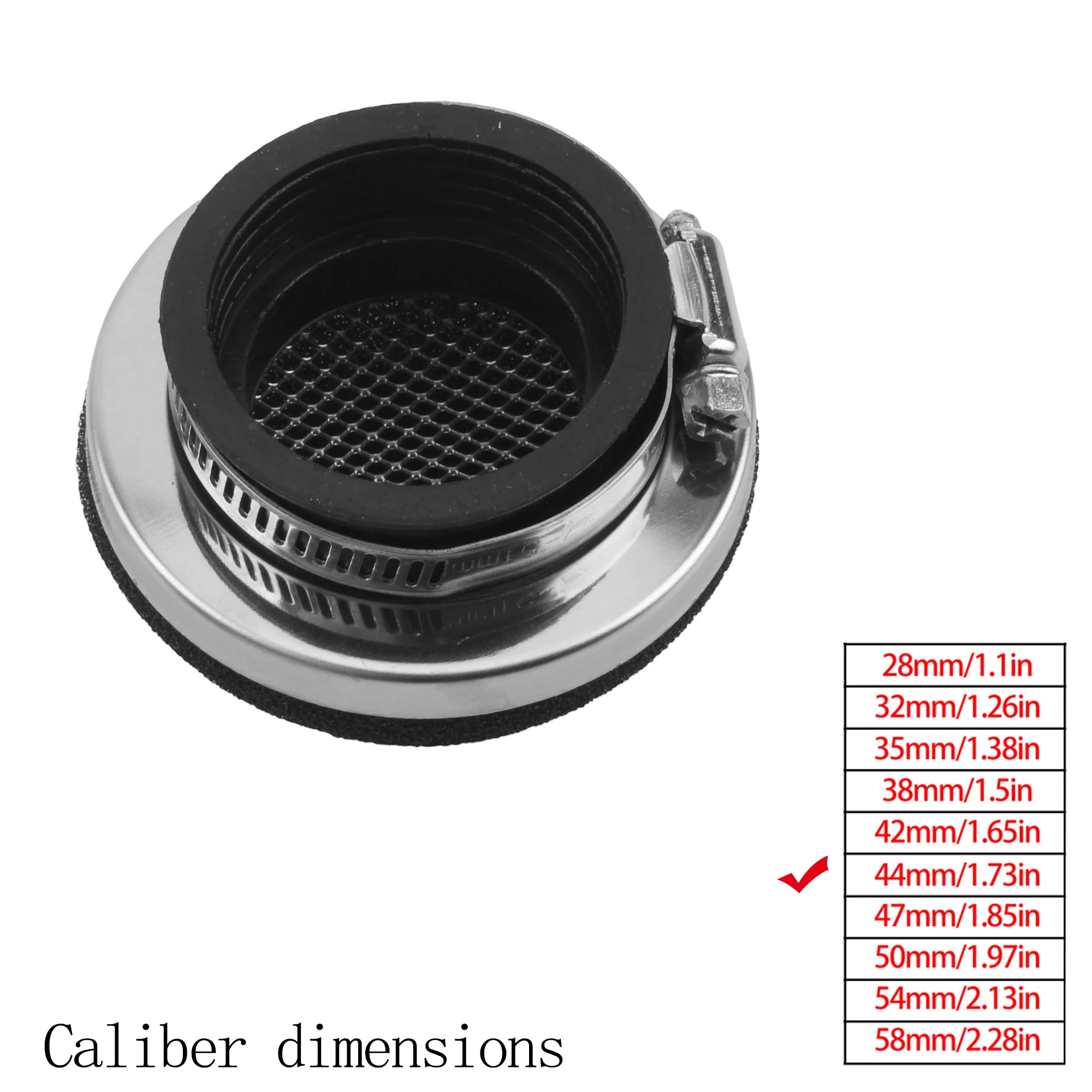 Motorcycle Air Filter Cleaner Air Filter 2 Stroke Engine Dirt Pit Bike Scooter 28/32/35/38/42/45/50/54/58MM Moto Parts