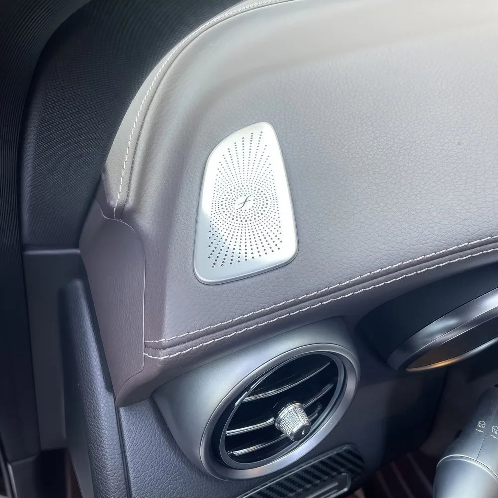 For Mercedes Car Dashboard \Speaker \Cover \Air Outlet Trim For GLC For C-Class For W205 C260 C200 Interior Accessories