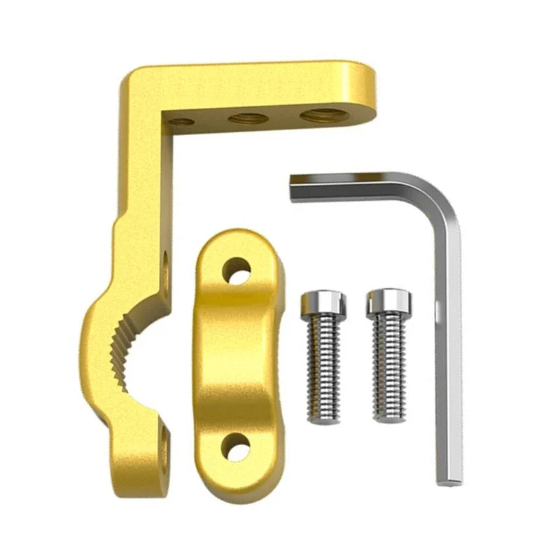 Soporte de aluminio para manillar de motocicleta, soporte para accesorios de motocicleta, accesorios para motocicleta para navegación electrónica adicional