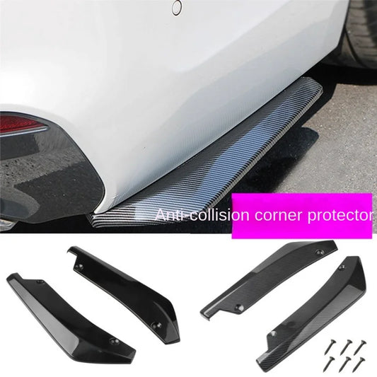 Car Surround Carbon Fiber Rear Package Corner Anti Collision Universal Exterior Modification