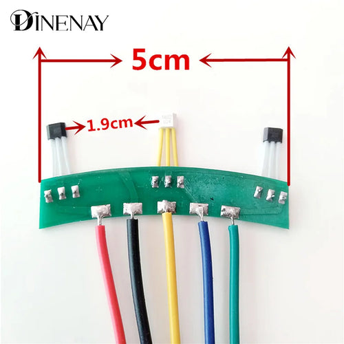 2-Wheels Electric Vehicles Motor Hall Sensor With Board Cable 213 Motor Hall Sensor 60 Degree For Element E-Bike Accessories