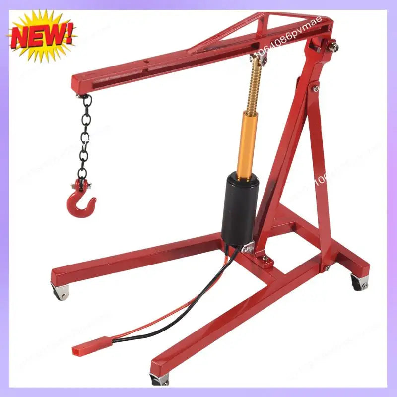 T24C Metal Electric Crane Engine Maintenance Bracket Engine Stand Jack For 1/10 RC Crawler Car Traxxas TRX4 Axial SCX10