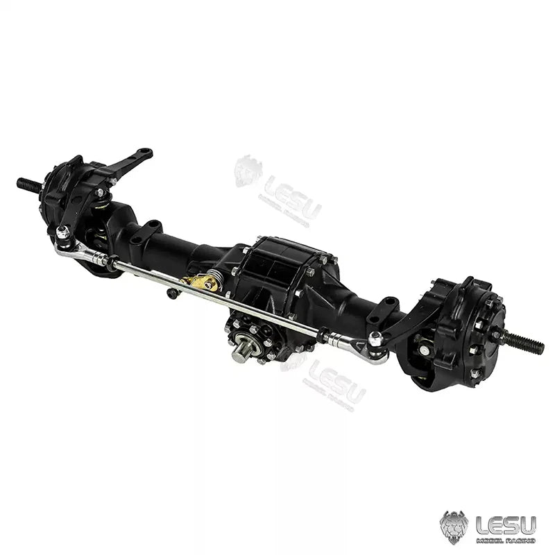 LESU RC 1/10 Front And Rear Axle With Differential And Diff Lock For 1/10 RAVE-UM406 RC Off-road Light Truck Accessories Parts
