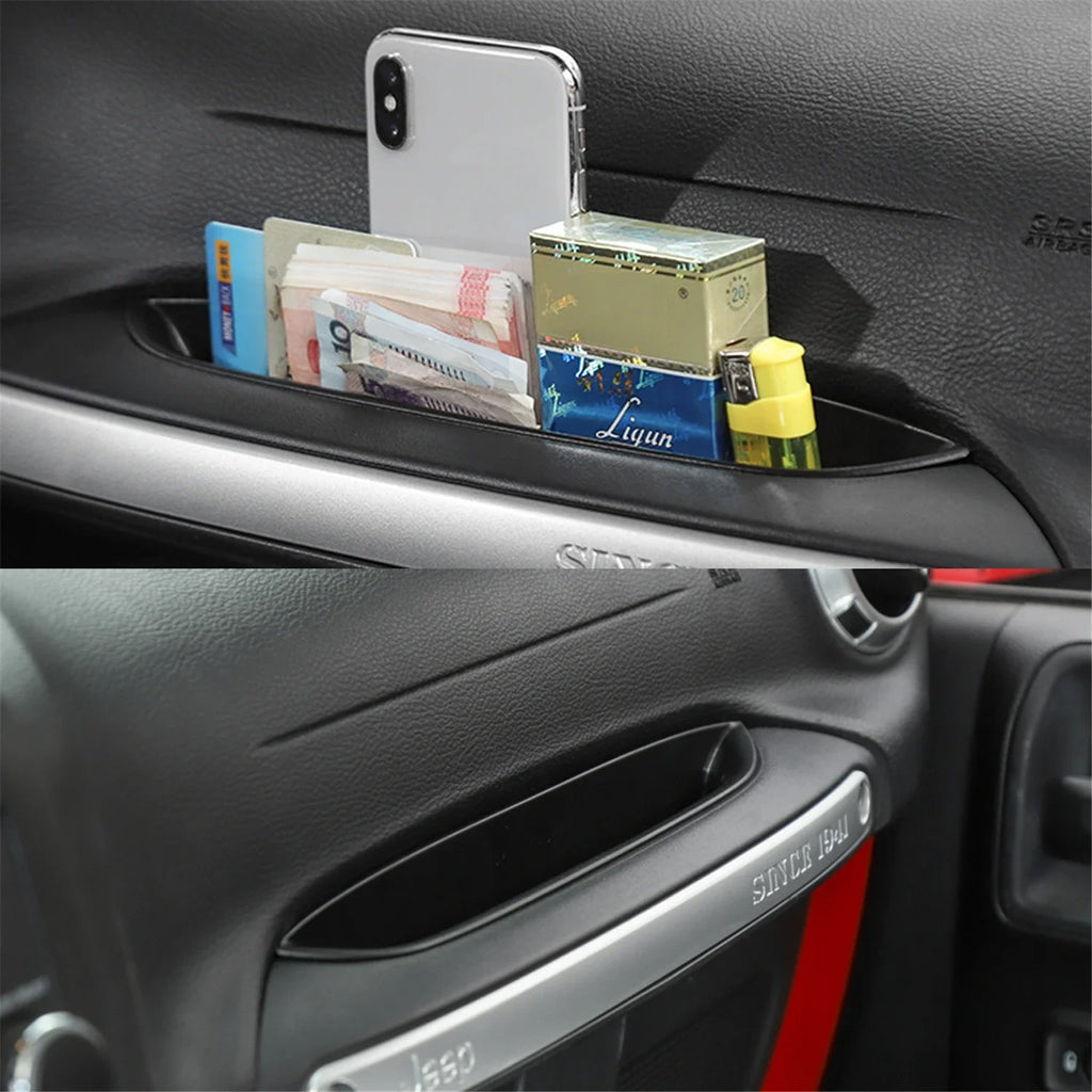 Grab Tray Passenger Storage Organizer Grab Handle Accessory Box for 2011-2018 Jeep Wrangler JK JKU 2/4 Door Interior Accessories
