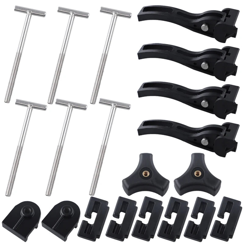 Universal Replacement Parts for Hard Tri-Fold Tonneau Cover Pickup Truck Cargo Cover Fixing Kit