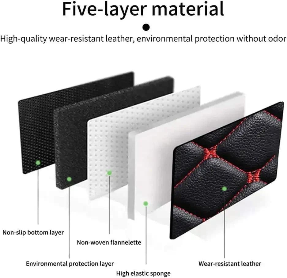 Car Floor Mats For Chrysler 300 300C 2004~2010 Non-slip Carpets Leather Floor Mat Rugs Pad Car Accessories Anti-dirt pad 2008
