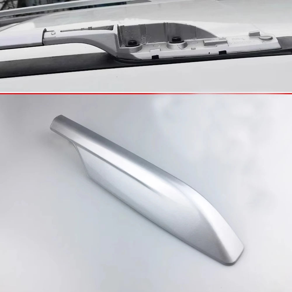 Car Roof Rack Cover for Nissan X-Trail T32 Rogue 2014~2021 2015 2016 2017 Luggage Bar Cap Trim Rail End Shell Plasitc Accessorie