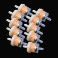 20/10pcs Professional Universal Gasoline Gas Fuel Gasoline Oil Filter for Motorcycle Moped Scooter Dirt Bike ATV