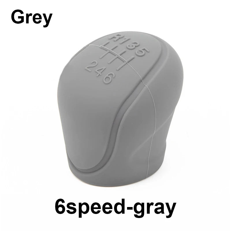 1PC Manual 5/6-speed Car Interior Accessories Car Silicone Gear Shift Knob Cover Shift Non-Slip Car Interior Accessories