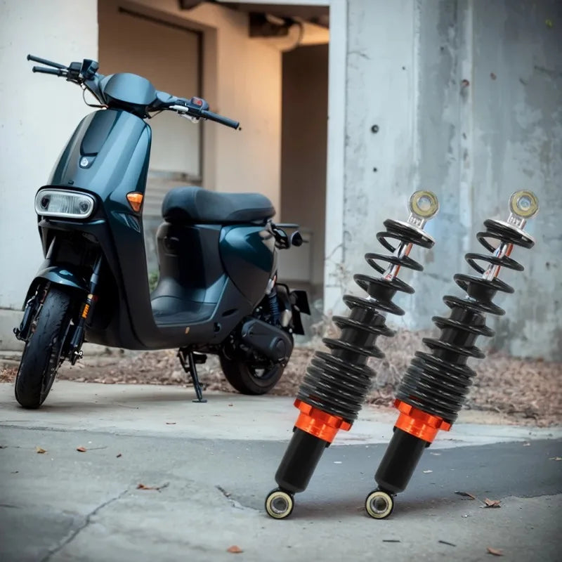 2PCS Electric vehicle shock absorber, suitable for 27/29/31cm bicycles and electric vehicles, rear shock absorber spring