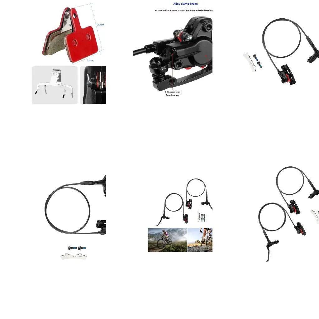 R6FE Quiet Hydraulic Road Bike Brake Calipers Corrosions Resistant Braking Calipers