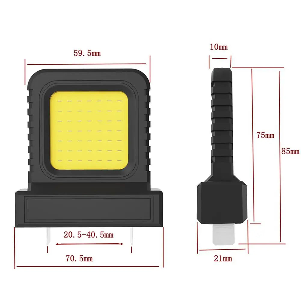 21V Electric Tool with Universal Lithium Battery LED Auto Repair Work Light Floodlight for Long Term Outdoor Construction Use