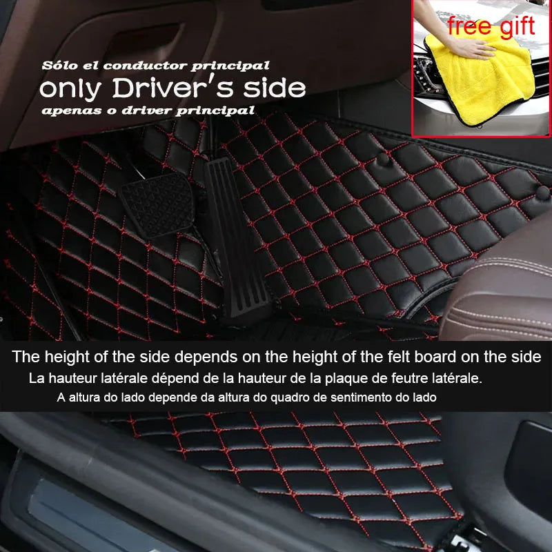 Floor Mats Car For Honda Civic 6th Ferio EJ EK EM Sedan 1999 2000 Luxury Car Floor Mats Left Or Right Hand Drive Car Accessories