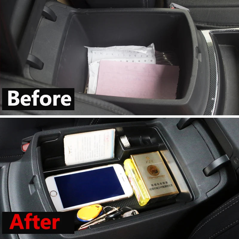 For Kia Sportage 4 QL 2016 2017 2018 2019 2020 2021 Car Central Armrest Box Storage Organizer Tray Accessories ﻿